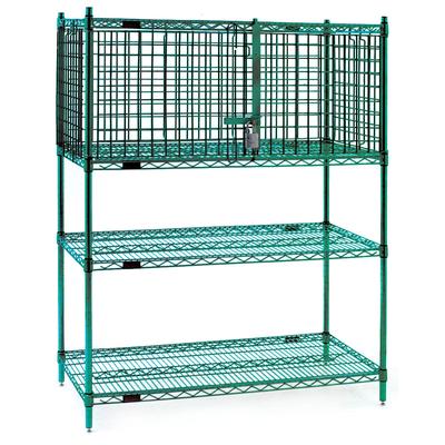 Eagle Group SECM1848E 48" Security Enclosure Kit, 18"D, Chrome, 48" x 18", Silver