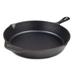 Lodge L10SK3 12 9/16" Round Seasoned Cast Iron Skillet w/ Handles, Black