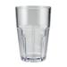 GET 9911-CL Bahama 10 oz Clear Textured Plastic Tumbler, 6 Dozen