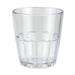 GET 9955-1-CL 5 1/2 oz Clear Plastic Rocks Tumbler