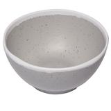 GET B-299-DVG Pottery Market 10 oz Round Melamine Soup/Salad/Pasta/Nappie Bowl, Dove Gray w/ White Trim