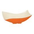 GET ML-219-ST Keywest 1 9/10 qt Rectangular Melamine Serving Bowl, Sunset, Orange