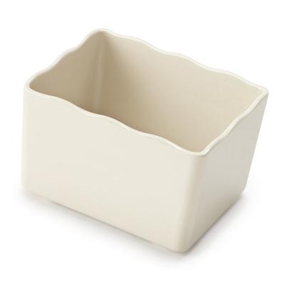 GET ML-259-IV 1 3/5 qt Salad Bar Crock, Melamine, Ivory, White