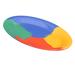 GET OP-950-CE 9 3/4" x 7 1/4" Oval Diamond Celebration Platter - Melamine, Multi Colored, Multi-Colored