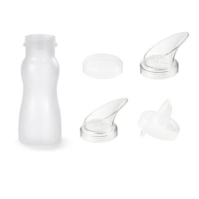 GET SDB-16-PC-6-CL 16 oz Salad Dressing/Juice Bottles Set - Polycarbonate, Clear, 16-oz. Bottles