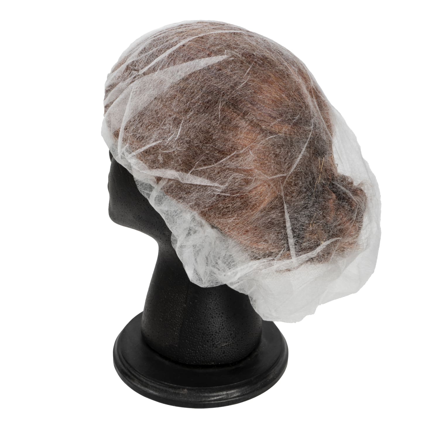 Rofson BC2400FP 24" Bouffant Hair Net - Poly, White, Case of 1000