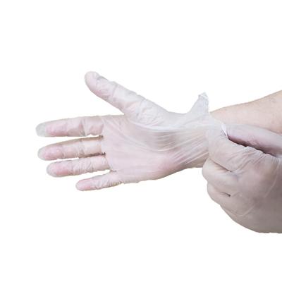 Rofson PFV12M Disposable Vinyl Gloves - Powder Free, Opaque, Medium, Semi-transparent