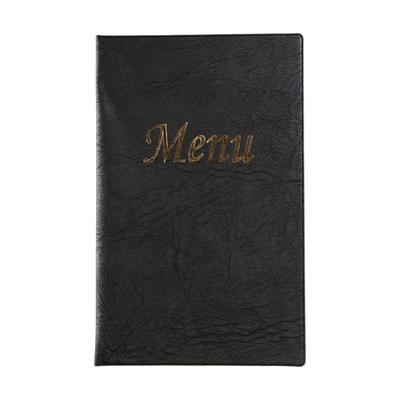 Risch 700 5.5X8.5 Double Pocket Vinyl Menu Cover - 5 1/2