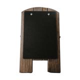 Risch TALKERCOUNTER CHALK ORIGINAL Countertop Chalkboard Easel - 9 1/2" x 13", Wood, Brown