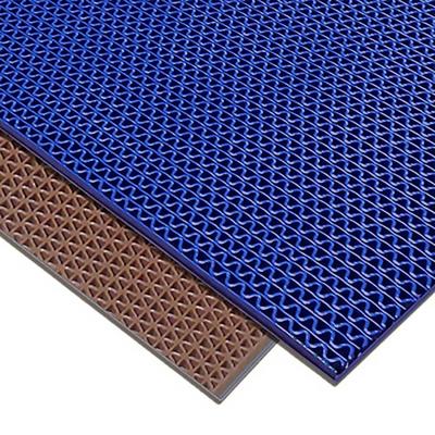 Cactus Mat 1042M-420 BLU Aqua Safety Runner - 4' x 20', Vinyl, Blue