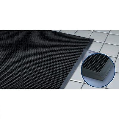 Cactus Mat 35-3239 Finger Top Anti Fatigue Mat - 2' x 3 1/4', Rubber, Black, Raised Finger Mat