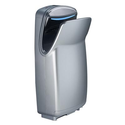 World Dryer V-649A VMax Automatic Vertical Hand Dryer w/ 12 Second Dry Time - Plastic Housing, Silver, 110-120v