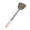 Town 33941 Stainless Wok Shovel 4 1/4 X 4 3/4 in, Wood Handle, 17 1/2 in, Stainless Steel