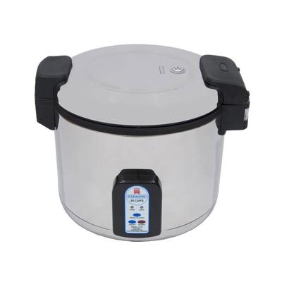 Town 57131 RiceMaster 30 Cup Electric Commercial Rice Cooker, One Touch, Stainless Exterior, 230v, Stainless Steel