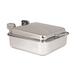 Spring USA 2374-6 6 qt Convertible Induction Buffet Server w/ Hinged Lid, Stainless Steel, 2/3 Server, Silver