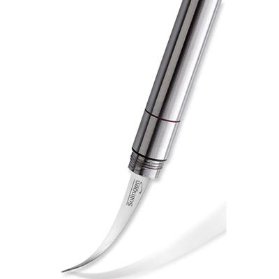 Louis Tellier 2666102 Thai Knife w/ 2 Flexible Blades & Stainless Steel Covers, Silver