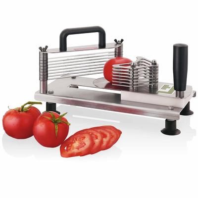 Louis Tellier CTXM55 Manual Mini Tomato Slicer w/ Scalloped Blades - 1/4" Slices, Stainless Steel