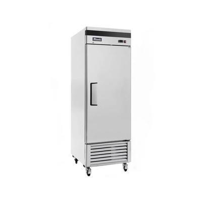 Migali C-1FB-HC 27" Competitor Series 1 Section Reach In Freezer, 1 Right Hinge Solid Door, 115v, Bottom-Mounted Compressor, Stainless Steel