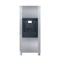 ITV Ice Makers DHD130-22 Sirion Floor Model Cube Ice Dispenser for Commercial Ice Machines - 128 lb Storage, Bucket Fill, 115v, Stainless Steel