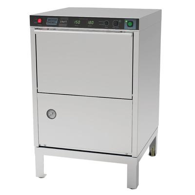 Moyer Diebel 601HTG70 High Temp Rack Undercounter Glass Washer w/ (25) Racks/hr Capacity, 208v/1ph, Stainless Steel