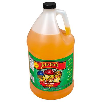 Jell-Craft 10189 1 gal Banana Snow Cone Syrup