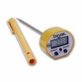 Taylor 9842FDA Digital Instant Read Pocket Thermometer w/ 5" Stem, -40 to 450 Degrees F, Stainless Steel