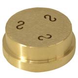 Avancini 21188 8 4/5mm #386 Casarecce Die for 13317 Pasta Machine, Brass