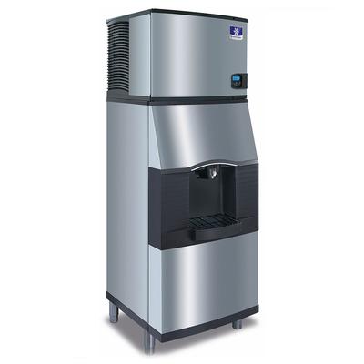 Manitowoc IYT0500A/SPA312 550 lb Half Cube Commercial Ice Machine w/ Ice Dispenser - 180 lb Storage, Bucket Fill, 115v, Stainless Steel | Manitowoc Ice