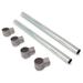 John Boos EBK-G24 Leg Bracing Kits for E-Series Sinks w/ 24" Bowls, Galvanized, For Units w/ 24" Bowls, Galvanized Steel, Stainless Steel