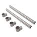 John Boos EBK-S18 Leg Bracing Kits for E-Series Sinks w/ 18" Bowls, Stainless, Fits Unit w/ 18" Bowls, Stainless Steel