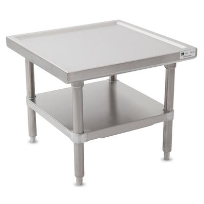 John Boos MS4-3030SSK 30" Mixer Table w/ All Stainless Undershelf Base, 30"D, Stainless Steel, Adjustable Bullet Feet