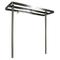 John Boos PRG48 Cucina Pot Rack, Stainless Steel, 15 Hooks, 48