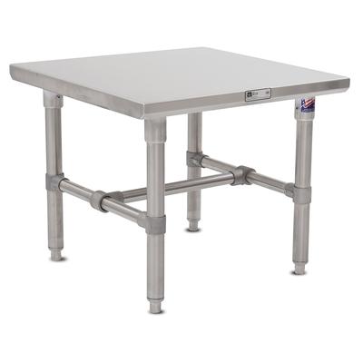 John Boos S16MS09 Machine Stand w/ Stainless Steel Legs & Bracing, 30 x 24", 16-ga. Stainless Steel Top, Stainless Steel Base