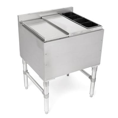 John Boos UBIB-1836-CP7-X 36" Underbar Ice Bin/Cocktail Unit w/ 7 Circuit Cold Plate - 18"D x 32 1/2"H, Stainless Steel
