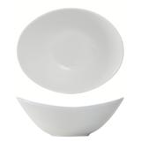 Tuxton BPD-0807 20 oz Oval DuraTuxÂ© Capistrano Bowl - China, Porcelain White