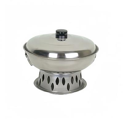 Thunder Group SLAL005 Wok Base w/ Fuel Holder, Stainless Steel