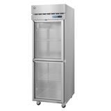 Hoshizaki F1A-HG Steelheart 27" 1 Section Reach In Freezer, (2) Glass Doors, 115v, 23.1 Cu. Ft, Silver