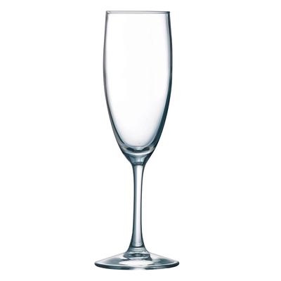 Arcoroc Q2504 5 3/4 oz ArcoPrime Champagne Flute Glass, Clear