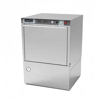 Champion UH230B (70) 240/1 High Temp Rack Undercounter Dishwasher w/ 40 Racks/hr, Built-in Booster, 240v/1ph, Stainless Steel