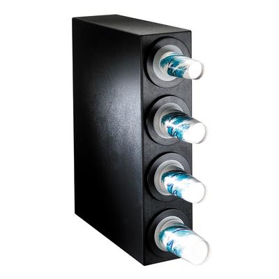 Dispense-Rite BFL-S-4BT Cup Dispenser, Cabinet, 4 Compartment, All Cup Types, Black