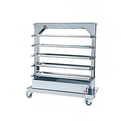 Rotisol USA RACK101160 Spit Rack for 10 Spits for FlamBoyant 1160 Rotisseries, Stainless Steel