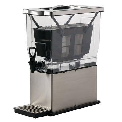 Service Ideas CBNS3SS 3 gal Cold Brew Coffee Brewer/Dispenser w/ 3 lb Brew Basket, Stainless Steel, 3 Gallon, Silver