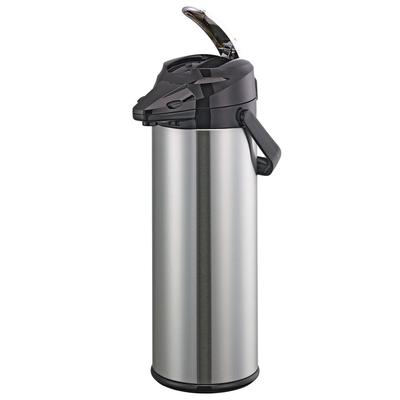 Service Ideas ENALG30S 3 Liter Lever Action Airpot, Glass Liner, Silver