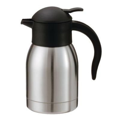 Service Ideas SJ60SS 3/5 liter Vacuum Carafe w/ Push Button Lid, Stainless, Silver
