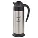 Service Ideas SSN100HHET 1 liter Vacuum Carafe w/ Screw On Lid & Stainless Liner - Brushed Stainless, Silver