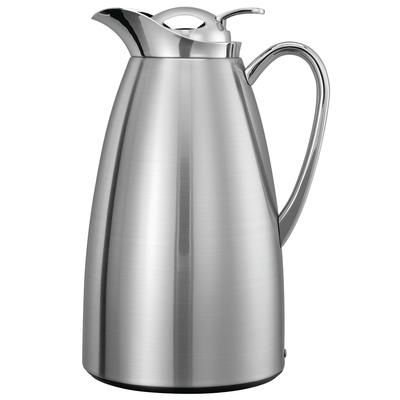 Service Ideas CJZS1BS 1 liter Coffee Server w/ Stainless Interior, Brushed Stainless, Silver