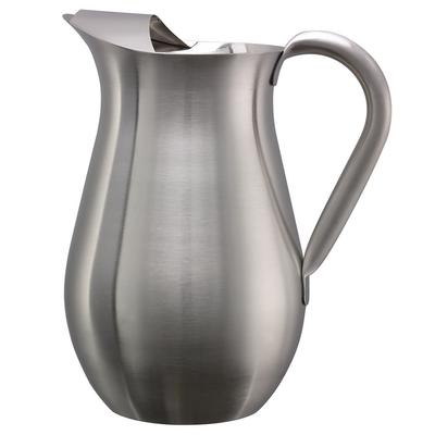 Service Ideas WPB2BS 67 3/5 oz Stainless Steel Pitcher w/ Ice Guard, Silver