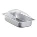 Cadco SPL-3P Third Size Steam Pan, Stainless, Clear