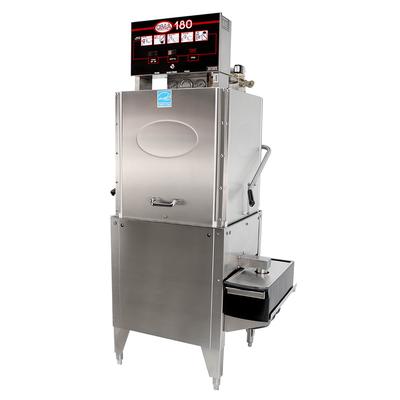 CMA Dishmachines CMA-180TSB 208/3 High Temp Door Type Dishwasher w/ 60 Racks/hr Capacity, Built-in Booster, 208v/3ph, Stainless Steel