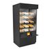 Structural Concepts PC7482 76" Self Service Bakery Case w/ Straight Glass - (5) Levels, Non Refrigerated, Black, 110/120 V